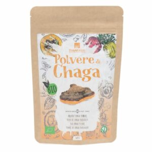 polvere di funghi medicinali chaga contro stress e ansia